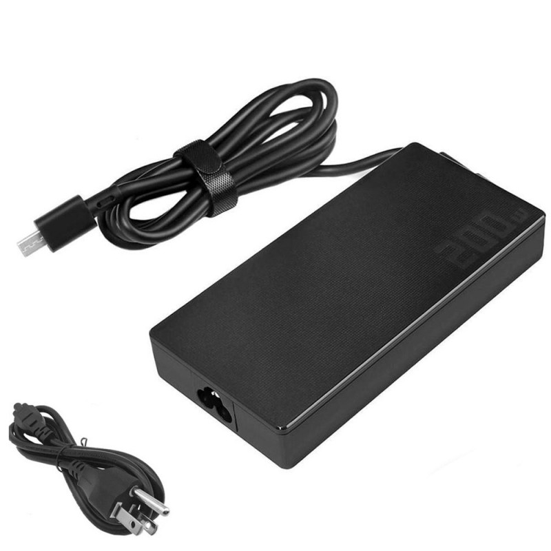 20V 10A 200W Asus Adapter Charger Rectangle Conn