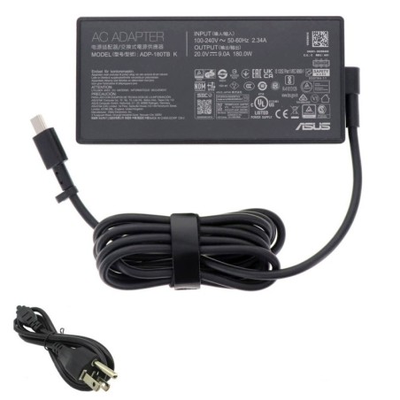 20V 9A 180W Asus Adapter Charger Rectangle Conn