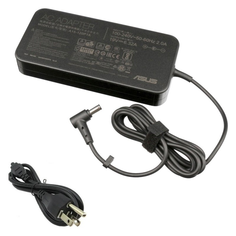 19V 6.32A 120W Asus Adapter Charger 6.0mm 3.7mm Connector