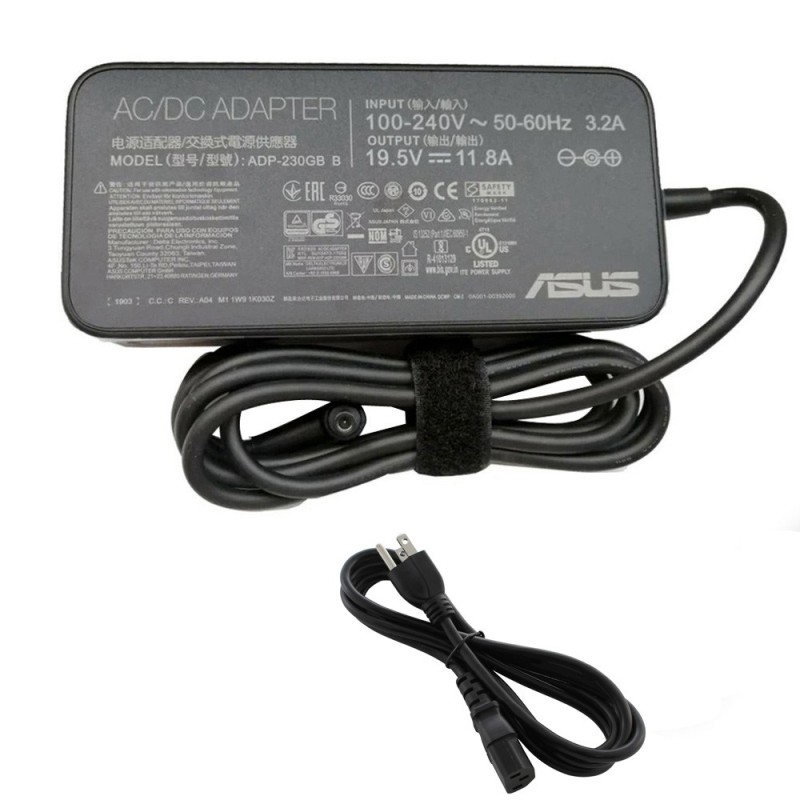 19.5V 11.8A 230W Asus Adapter Charger 6.0mm 3.7mm Connector