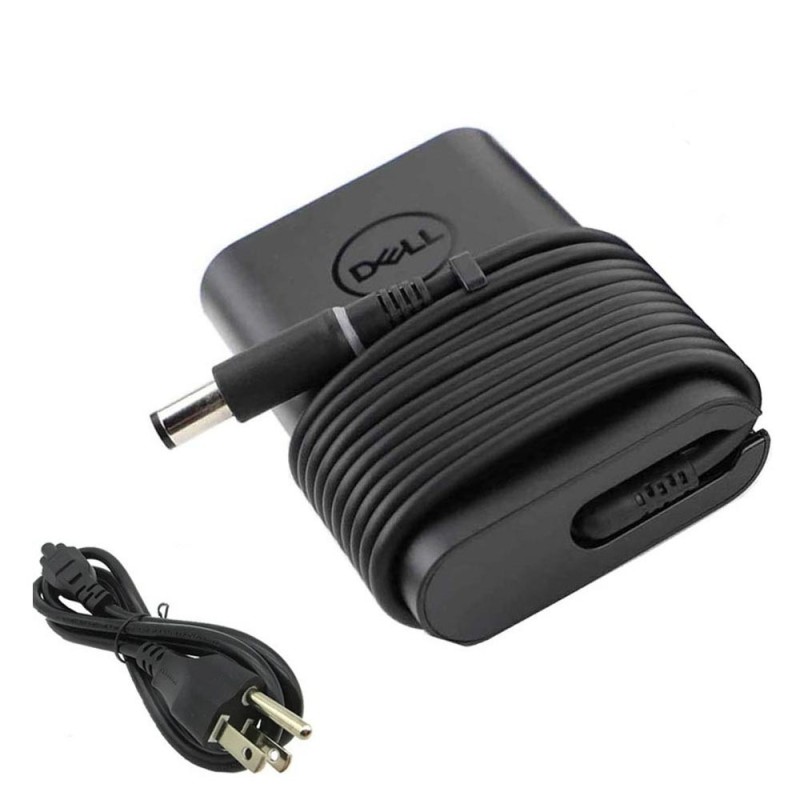 19.5V 3.34A 65W Dell Curved Adapter Charger 7.4mm 5.0mm Connector