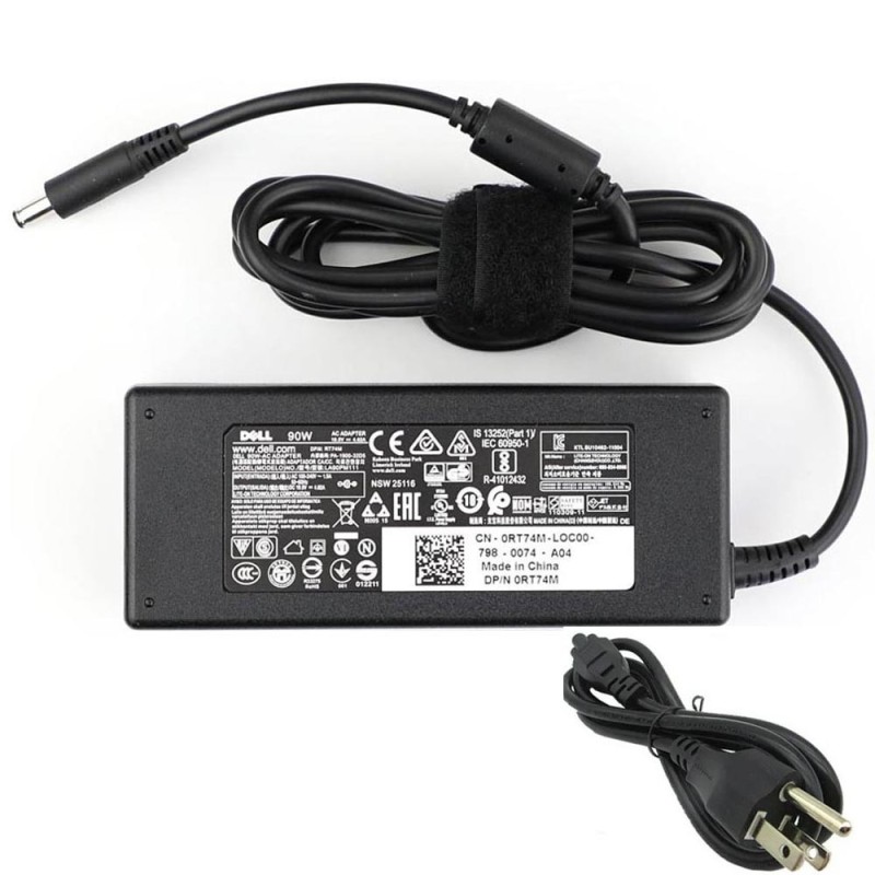 19.5V 4.62A 90W Dell Adapter Charger 4.5mm 3.0mm Connector