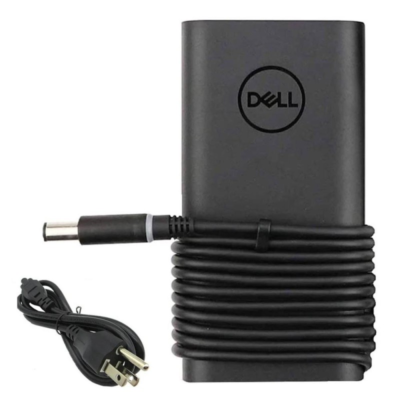 19.5V 4.62A 90W Dell Curved Adapter Charger 7.4mm 5.0mm Connector
