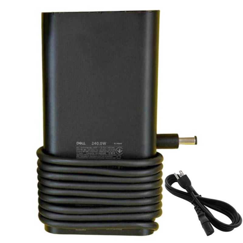 19.5V 12.31A 240W Dell Curved Adapter Charger 7.4mm 5.0mm Connector