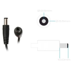 19V 2.1A 40W Acer Adapter Charger 5.5mm 2.5mm Connector