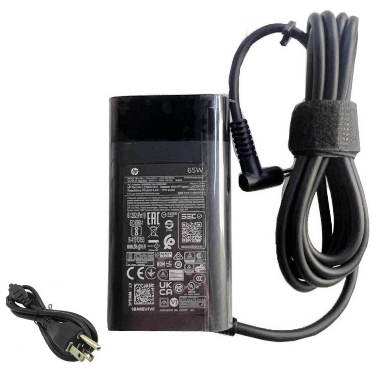 19.5V 3.33A 65W HP Adapter Charger 4.5mm 3.0mm Connector with Rounded Corners