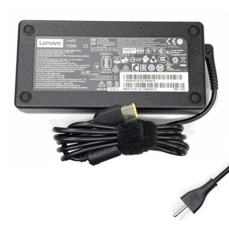 20V 8.5A 170W Lenovo Adapter Charger Slim Tip Connector