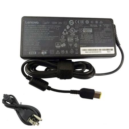 20V 6A 120W Lenovo Adapter Charger Slim Tip Connector