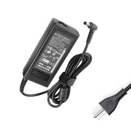 19V 3.42A 65W MSI Adapter Charger 5.5mm 2.5mm Connector