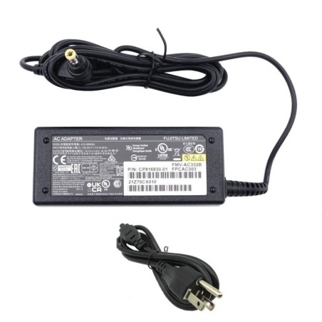 19V 3.42A 65W Fujitsu Adapter Charger 5.5mm 2.5mm Connector