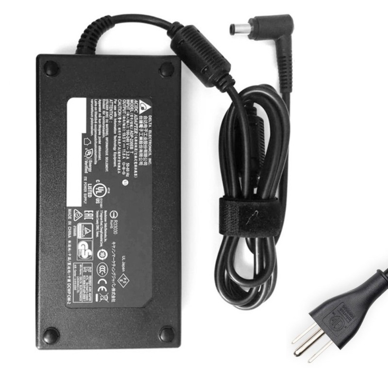 19.5V 9.23A 180W Delta Adapter Charger 5.5mm 2.5mm Connector