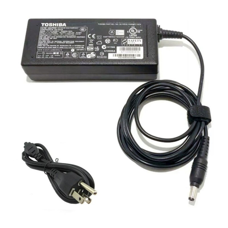 19V 4.74A 90W Toshiba Adapter Charger 5.5mm 2.5mm Connector