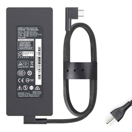 19.5V11.8A 230W Razer Adapter Charger 3-Pin Tip Connector