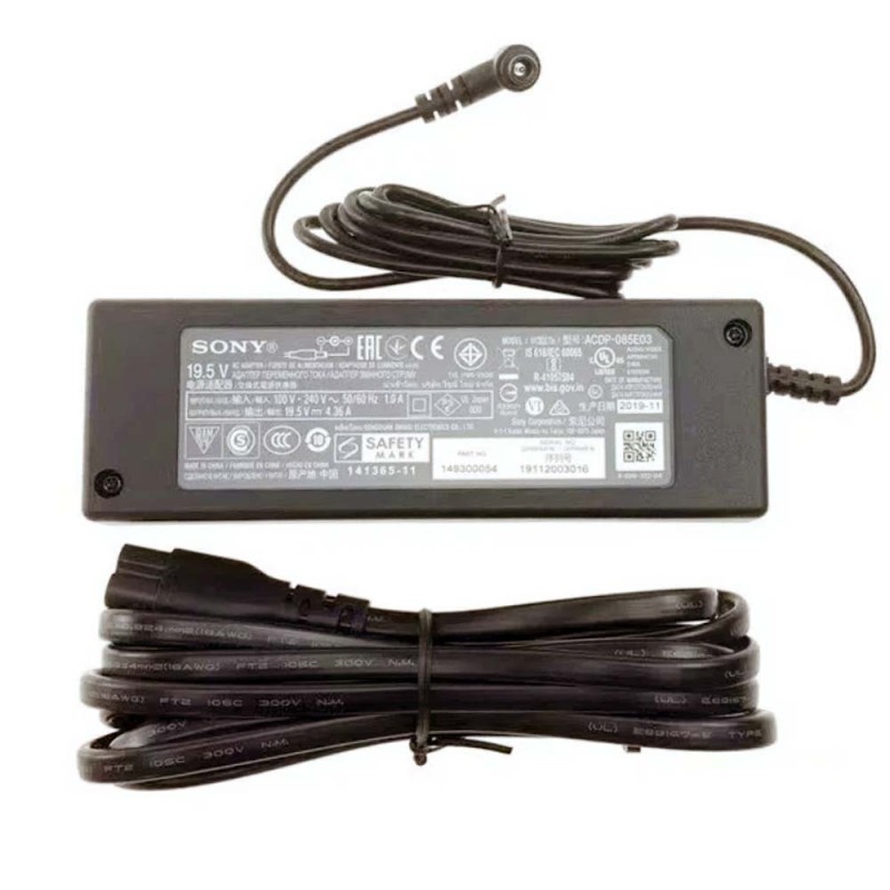 19.5V 4.36A 85W Sony TV Adapter Charger 6.5mm 4.4mm Connector