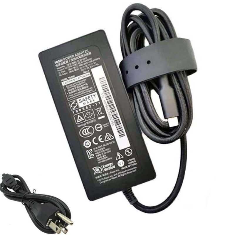 20V 5A 100W Razer (Delta) USB-C Adapter Charger