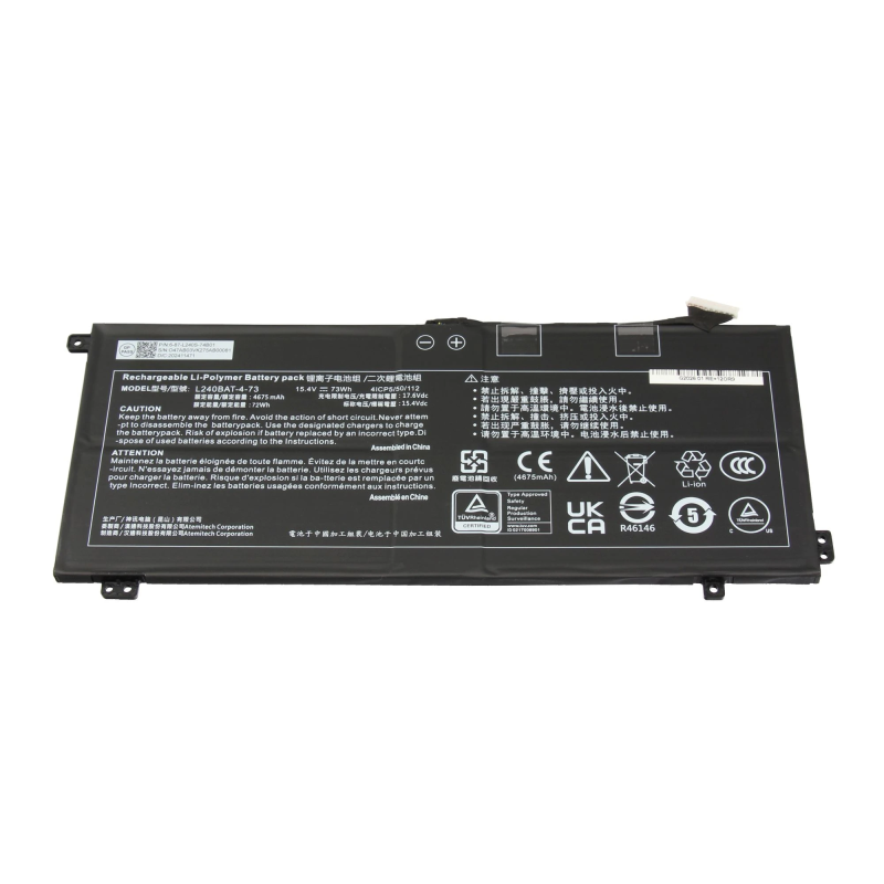 Clevo L240BAT-4-73 73Wh Battery