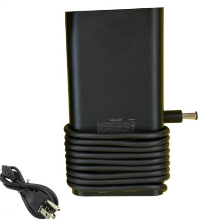 Replacement 19.5V 12.31A 240W Curved Adapter Charger for Dell 7.4mm 5.0mm Connector