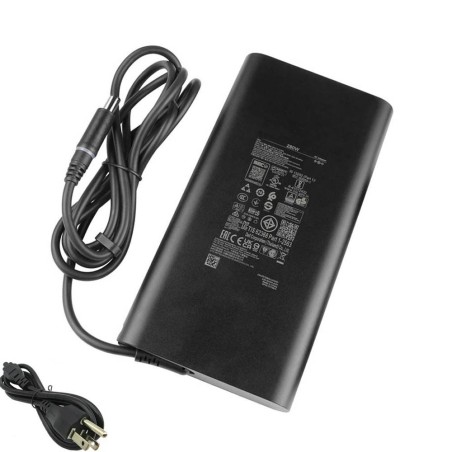 Replacement 19.5V 14.36A 280W Curved Adapter Charger for Dell 7.4mm 5.0mm Connector