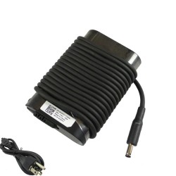 Replacement 19.5V 2.31A 45W Curved Adapter Charger for Dell 4.5mm 3.0mm Connector
