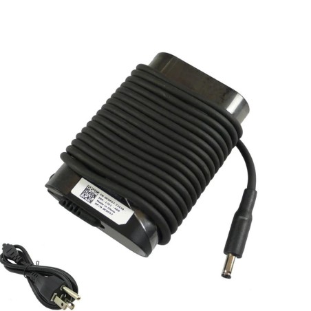Replacement 19.5V 2.31A 45W Curved Adapter Charger for Dell 4.5mm 3.0mm Connector