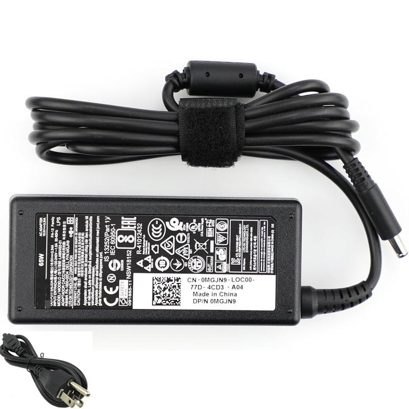 Replacement  19.5V 3.34A 65W Adapter Charger for Dell 4.5mm 3.0mm Connector