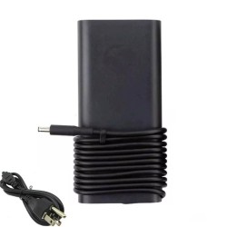 Replacement 19.5V 6.67A 130W Curved Adapter Charger for Dell 4.5mm 3.0mm Connector