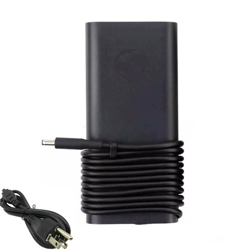Replacement 19.5V 6.67A 130W Curved Adapter Charger for Dell 4.5mm 3.0mm Connector