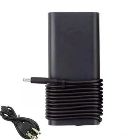 Replacement 19.5V 6.67A 130W Curved Adapter Charger for Dell 4.5mm 3.0mm Connector