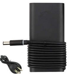 Replacement 19.5V 4.62A 90W Curved Adapter Charger for Dell 7.4mm 5.0mm Connector