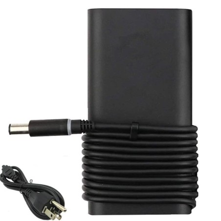 Replacement 19.5V 4.62A 90W Curved Adapter Charger for Dell 7.4mm 5.0mm Connector