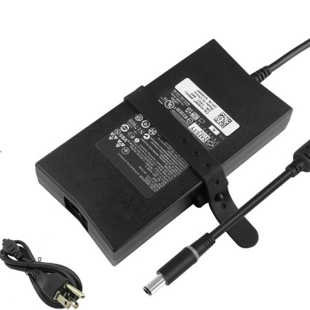Replacement 19.5V 7.7A 150W Slim Adapter Charger for Dell 7.4mm 5.0mm Connector