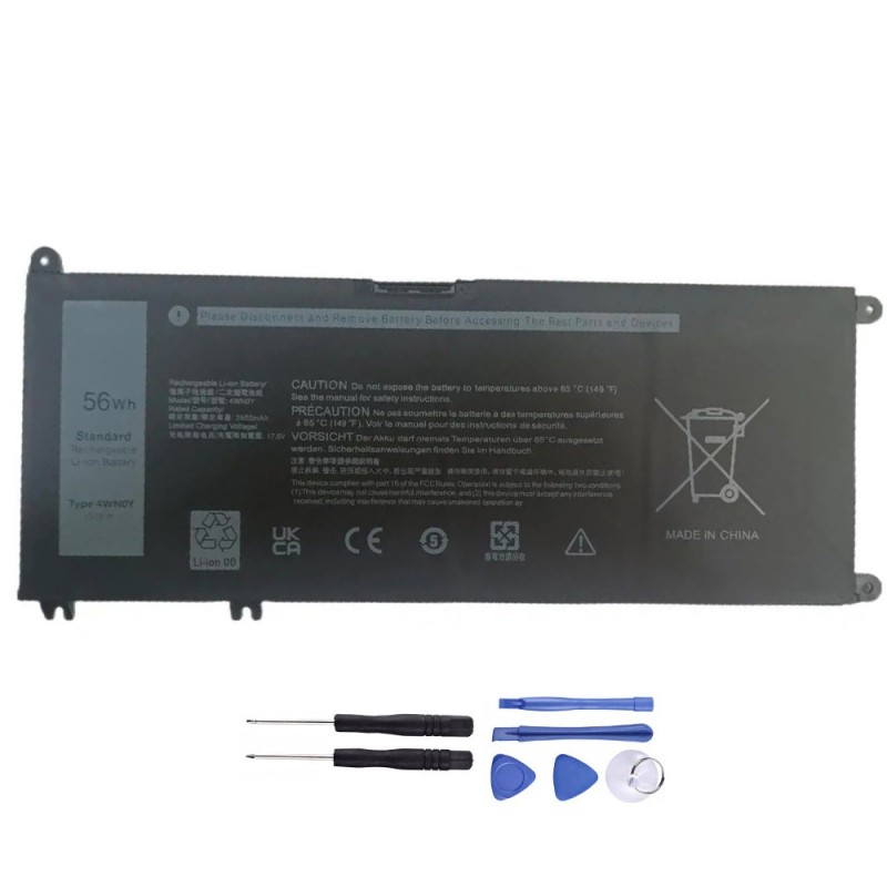 New 56Wh Battery for Dell 4WNOY