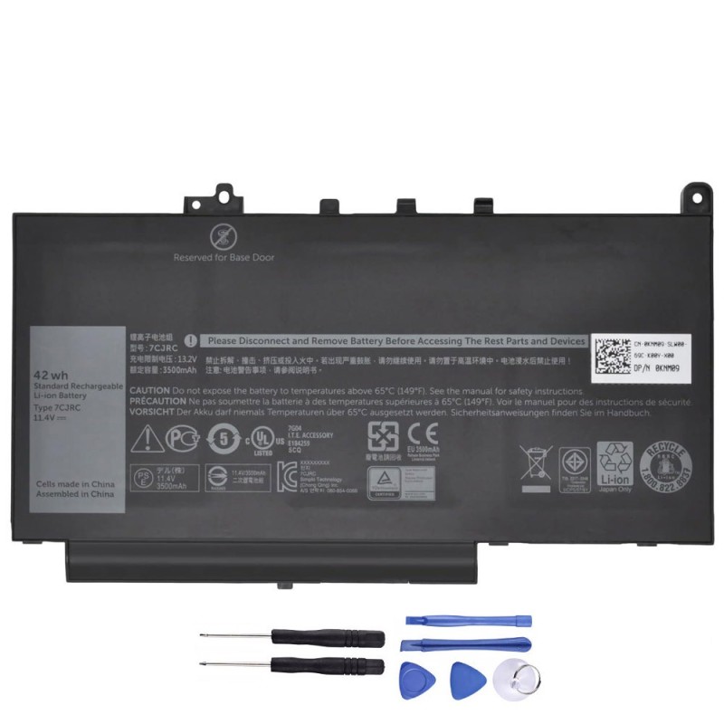 New 42Wh Battery for Dell 7CJRC