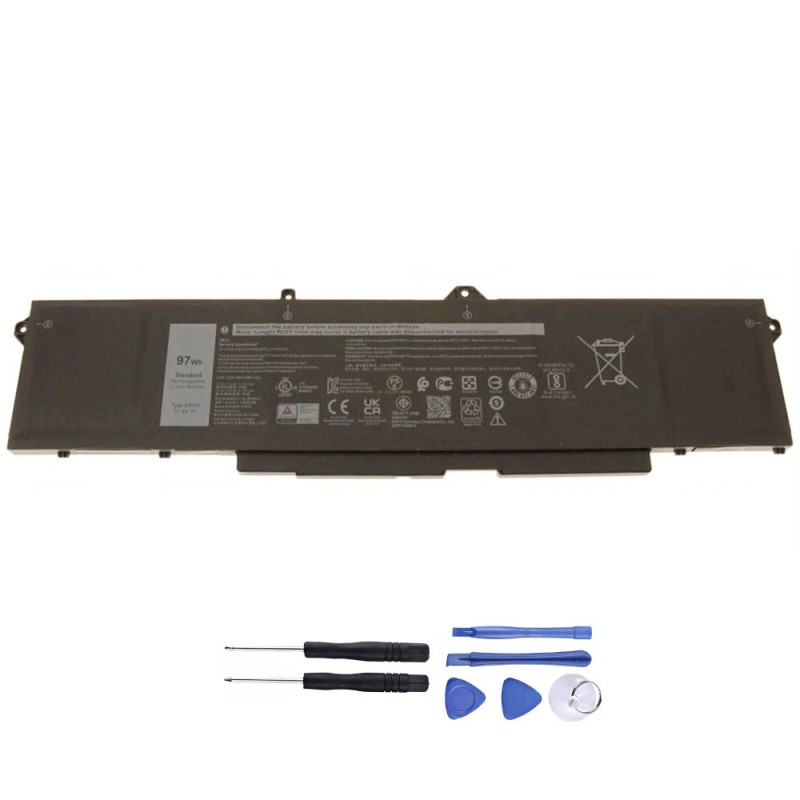 New 97Wh Battery for Dell 9JRV0