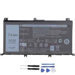 New 74Wh Battery for Dell 357F9
