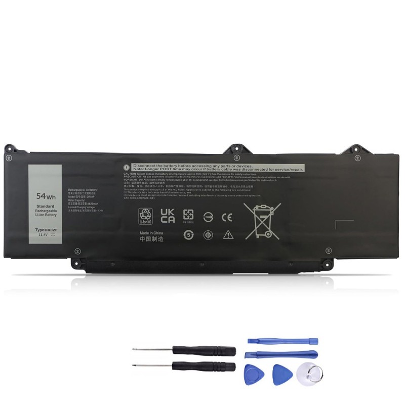New 54Wh Battery for Dell DR02P