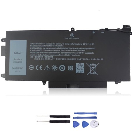 New 60Wh Battery for Dell K5XWW