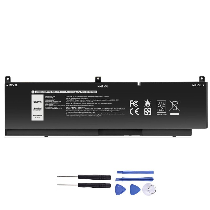New 95Wh Battery for Dell PKWVM