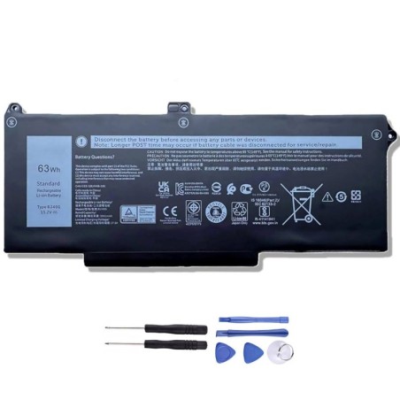 New 63Wh Battery for Dell RJ40G