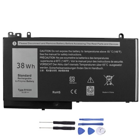 New 38Wh Battery for Dell RYXXH