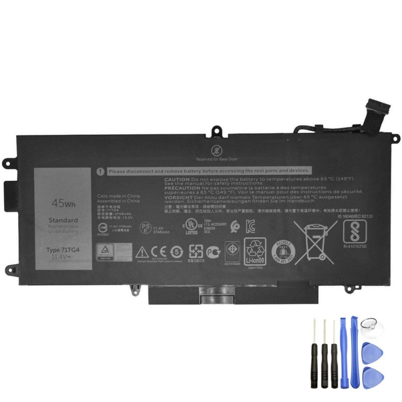 New 45Wh Battery for Dell 71TG4
