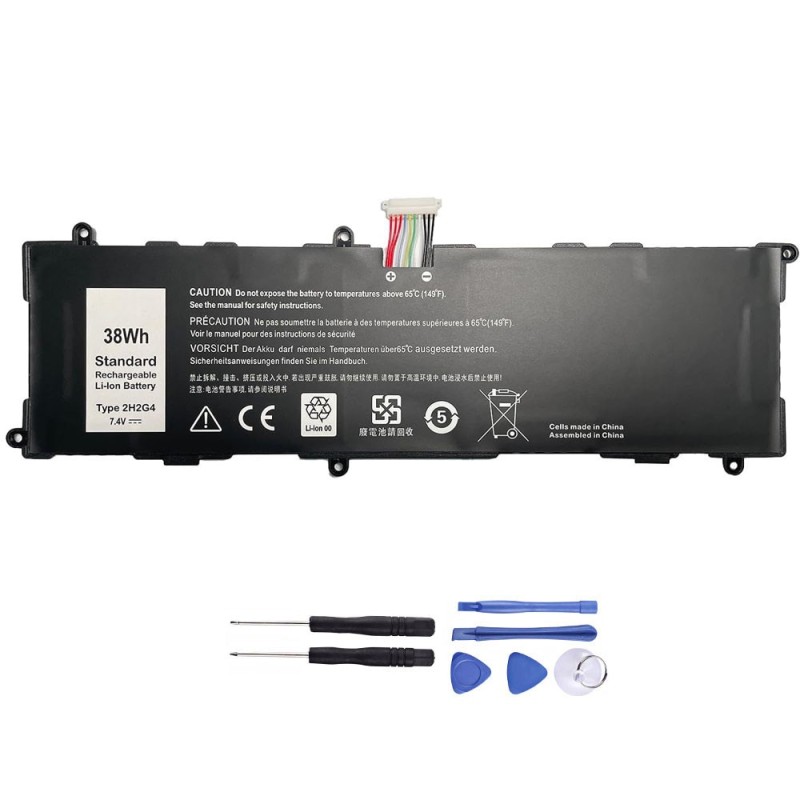 New 38Wh Replacement Battery for Dell 2H2G4
