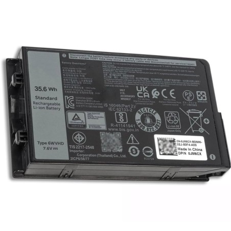 New 35.6Wh Replacement Battery for Dell 6WVHD