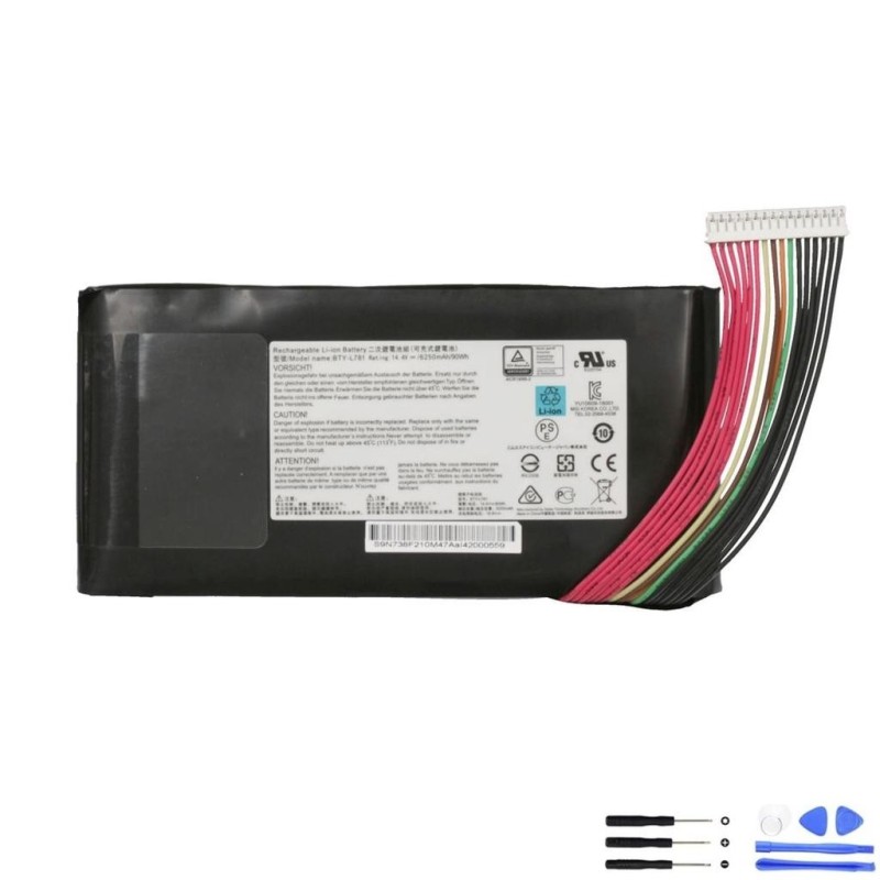 MSI BTY-L781 Type B 75.24Wh Battery