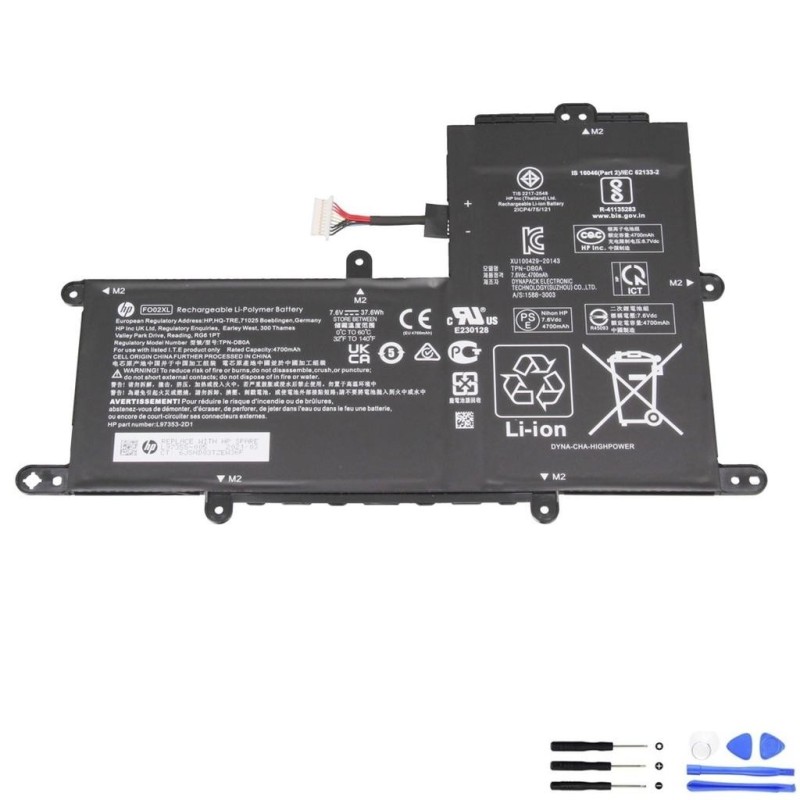 HP FO02XL 37.6Wh Battery