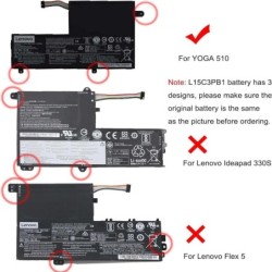 Lenovo L15L3PB0 A 52.5Wh Battery