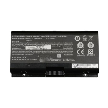 Clevo PB50BAT-6 62Wh Battery