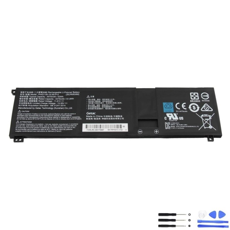 Tongfang PHID1-00-15-3S1P-0 53Wh Battery