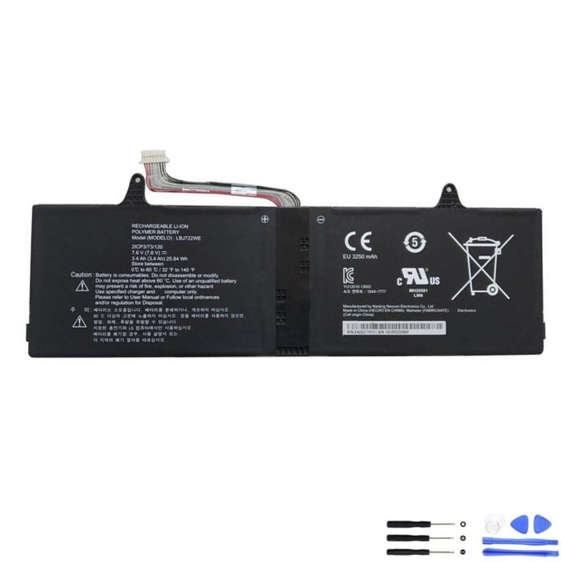 LG LBJ722WE 25.84Wh Battery