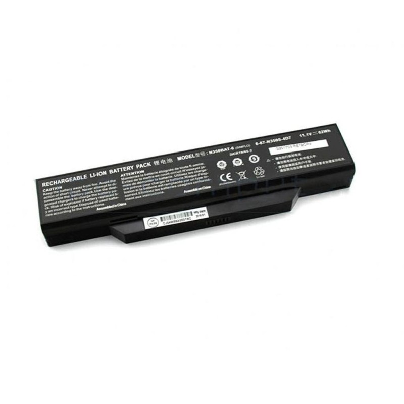Clevo N350BAT-6 62Wh Battery